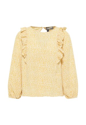 DreiMaster, DREIMASTER BLUSENSHIRT - Bluse - senfgelb wollweiss