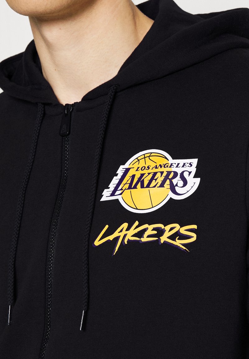 Era NBA SCRIPT LOS ANGELES LAKERS - Sudadera cremallera - Zalando.es