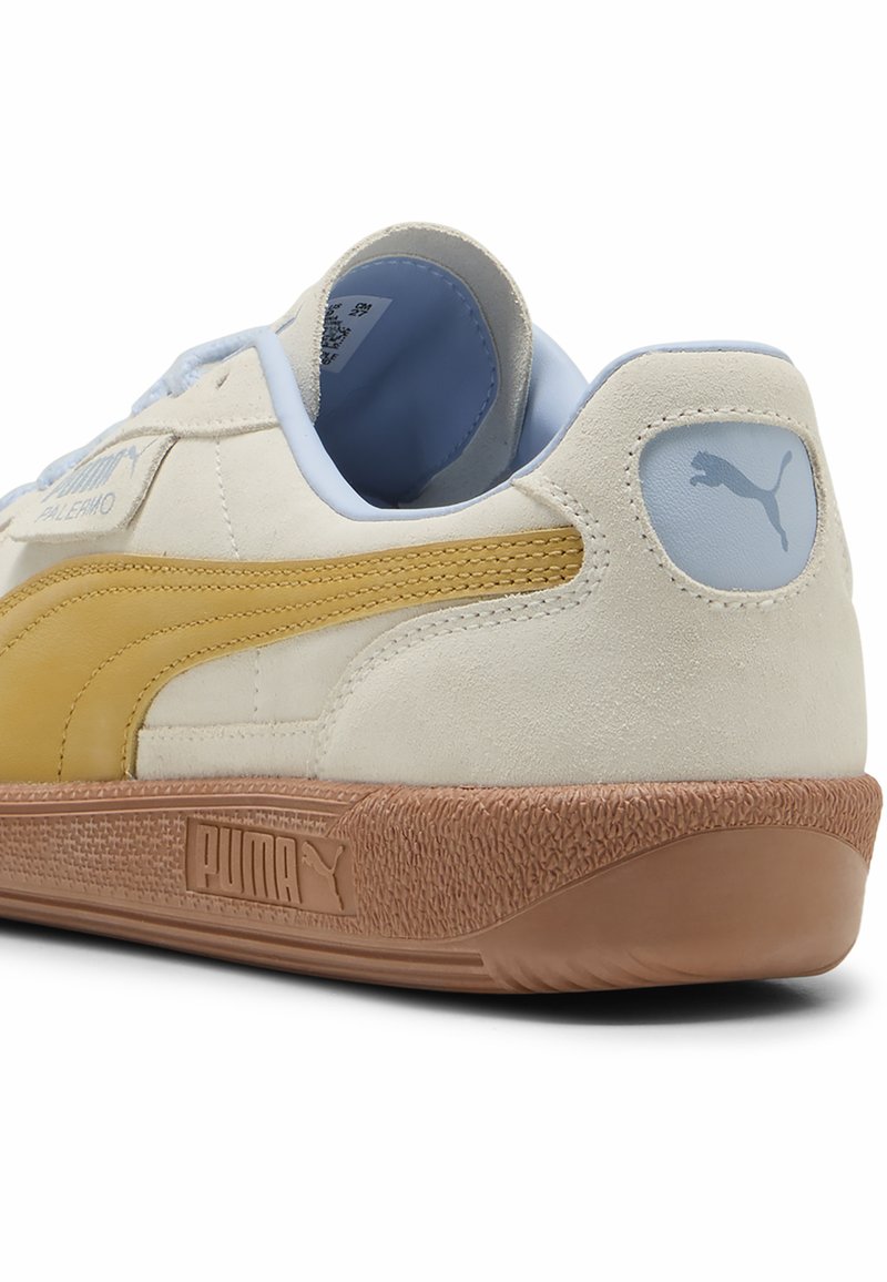 Puma PALERMO UNISEX Sneaker low warm white archive gold