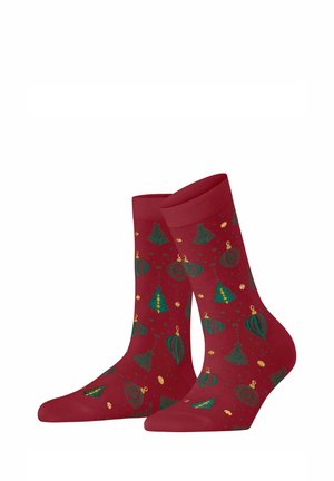 FALKE, HOLY NIGHT SOCKEN - Sokken - scarlet