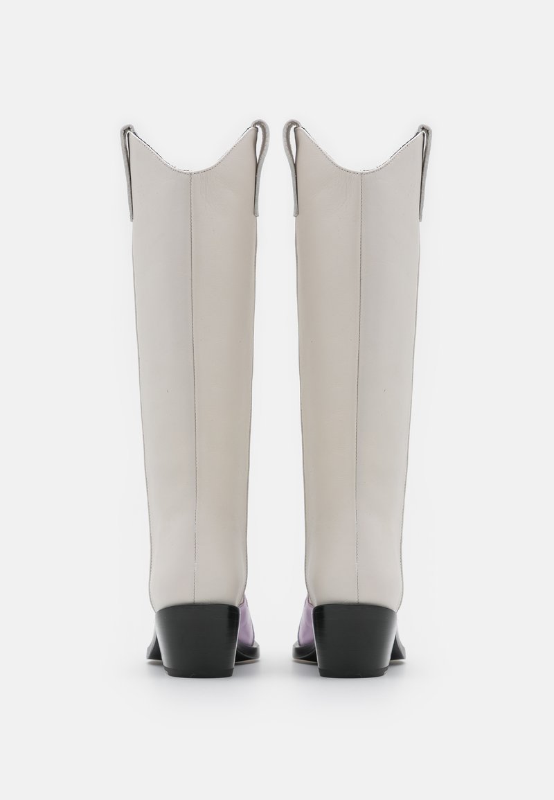 Damen Bekleidung | MSGM STIVALE DONNA BOOT Cowboy-/Bikerboot lilac/white/offwhite - ZE85571 Damen Bekleidung | MSGM STIVALE DONNA BOOT Cowboy-/Bikerboot lilac/white/offwhite - ZE85571