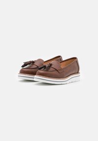 Anna Field Wide Fit Sapatos sem atacadores - cognac