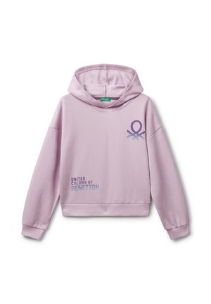 WITH PRINT - Hoodie - violet
