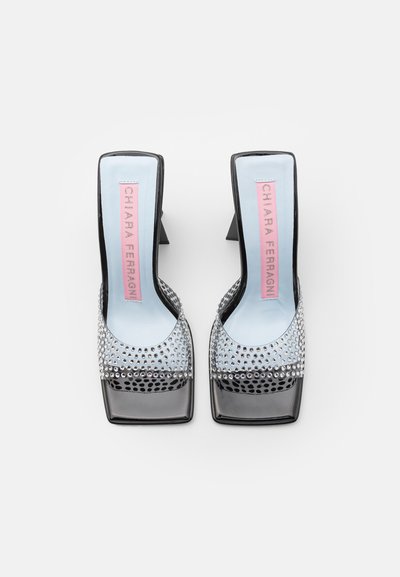 CHIARA FERRAGNI STAR HIGH MULE - Μιουλ με τακούνι - black