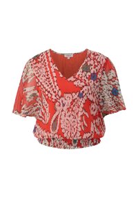 s.Oliver MIT STRUKTUR - Bluse - hellorange