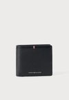 CORPORATE LOGO LEATHER FLAP BIFOLD WALLET - Novčanik - black
