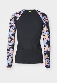 Roxy ACTIVE PRINTED - Top de bikini - anthracite kiss