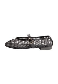 REGULAR FIT - FLAT MARY JANE - Riemchenballerina - black