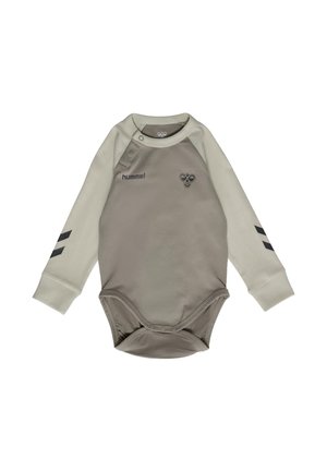 Hummel, HUMMEL HMLMINI TRIPLE LOGO BODY L/S UNISEX - Body / Bodystocking - vintage khaki