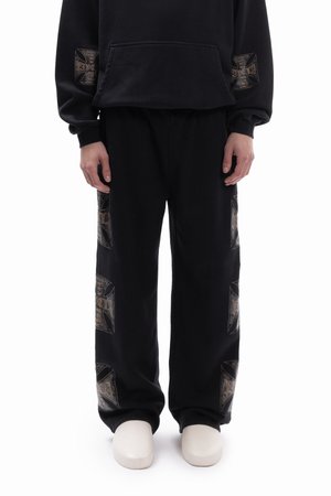 GOLDEN CROSS VINTAGE BLACK JOGGER UNISEX - Jogginghose - black
