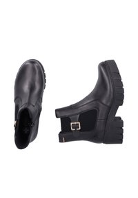 Rieker Bottines de cowboy / motard - schwarz