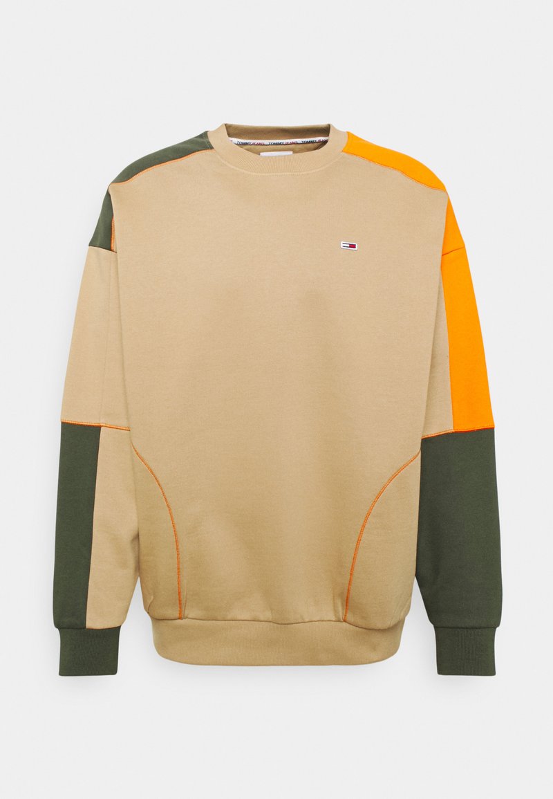 Tommy jeans colorblock crew sweatshirt Clearance