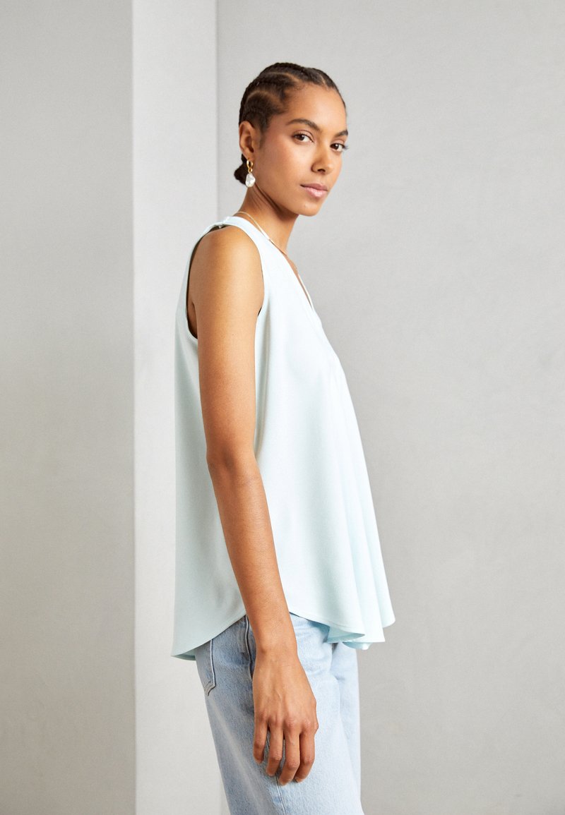Esprit Striped Intarisa Midi Dress | Light Aqua Green