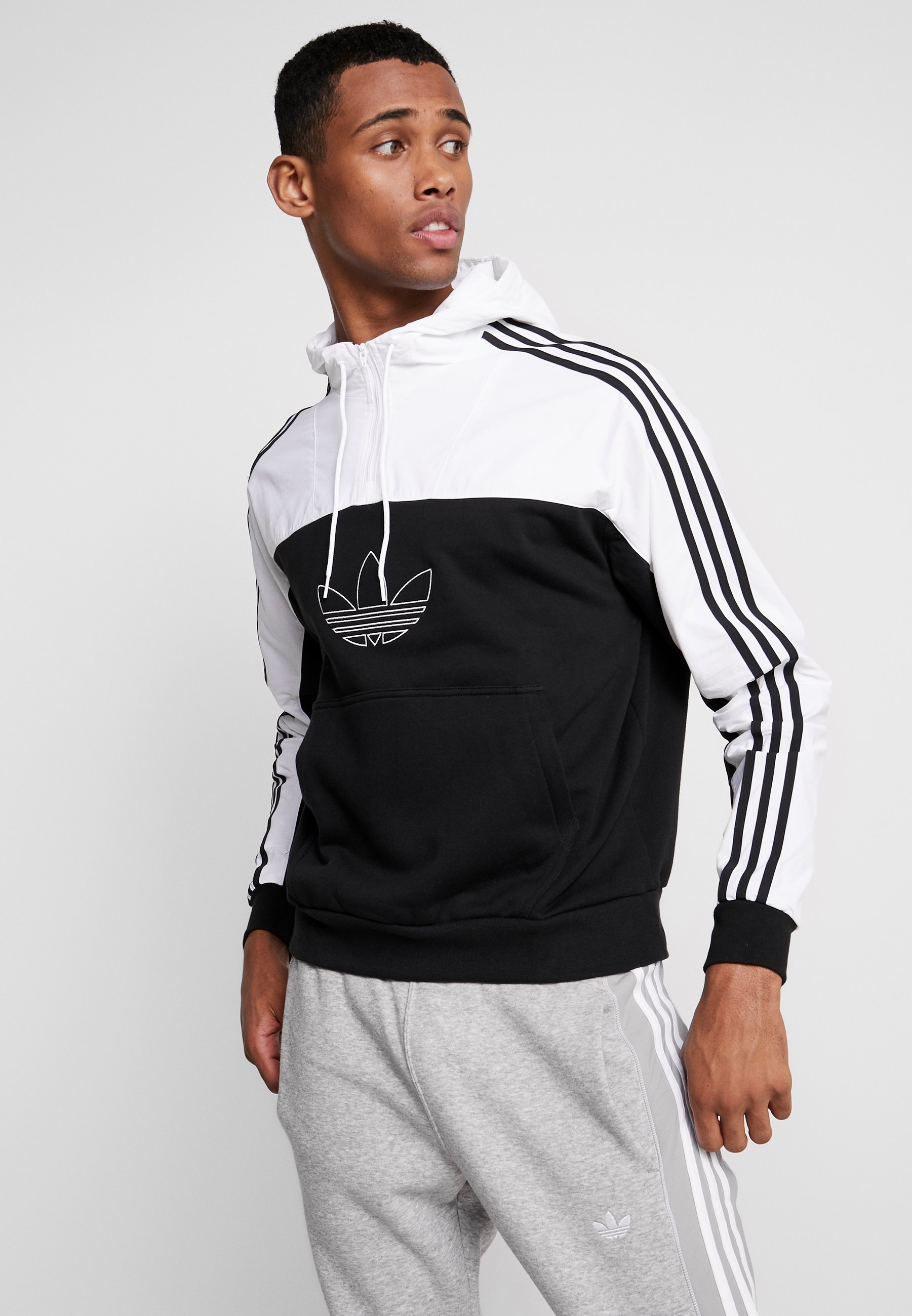 adidas originals mixed hoodie