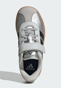 adidas Sportswear VL COURT 3.0 EL C - Baby shoes - silver metallic   core black   light solid grey