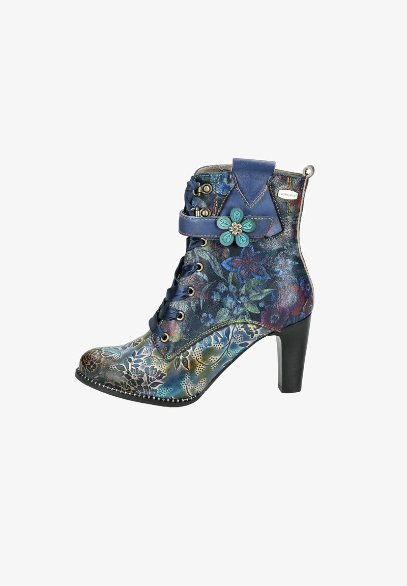 LAURA VITA Bottines à talons hauts - bleu