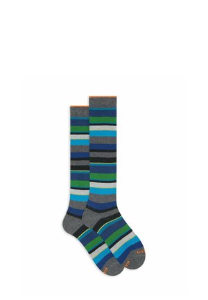 WITH STRIPES - Kniestrümpfe - grey