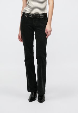 LONG AND LEAN  - Calças de ganga bootcut - black