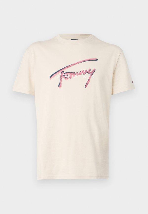 SIGNATURE TEE - Print T-shirt - newsprint2