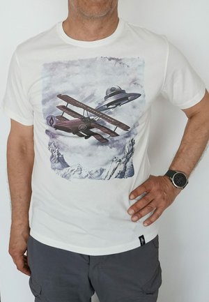 DOGFIGHT - T-shirt print - white