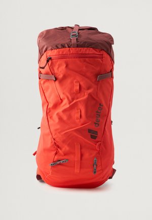 GUIDE UNISEX - Potovalni nahrbtnik - papaya/redwood