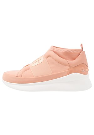 High-top trainers - light pink