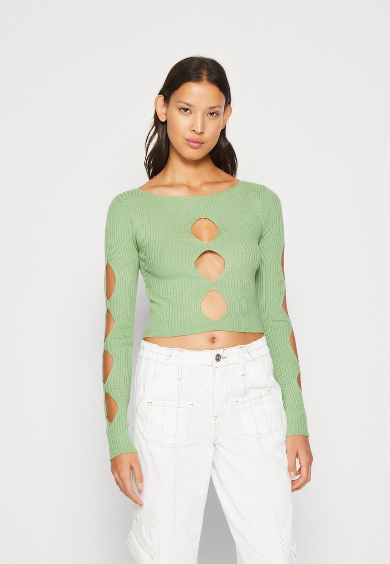 iets frans... Jumper green Zalando