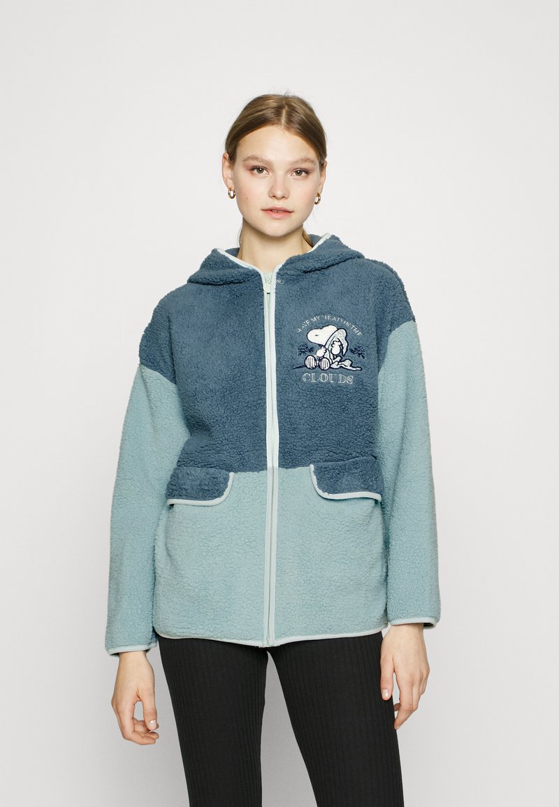 women'secret FUN ROBE Fleece jacket medium blue/dark blue Zalando.ie