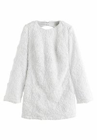 Dienas kleita - white d floral textured