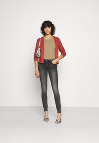 VILA VIRIL - Cardigan - burnt henna