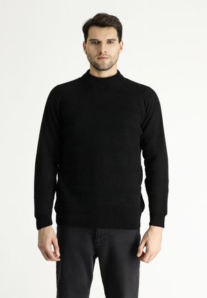 Kigili MOCK-TURTLENECK - Jumper - black