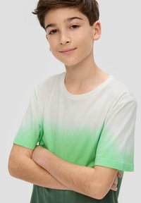 s.Oliver T-shirt imprimé - tannengrün