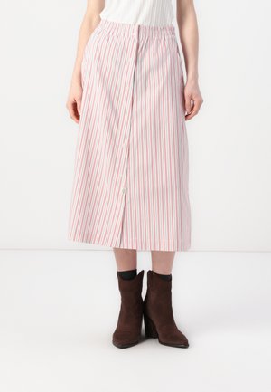 POPLINDA SINDRI SKIRT - Maksi svārki - fiery red