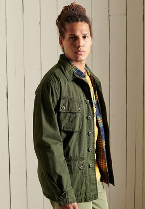 Giacca di jeans - olive