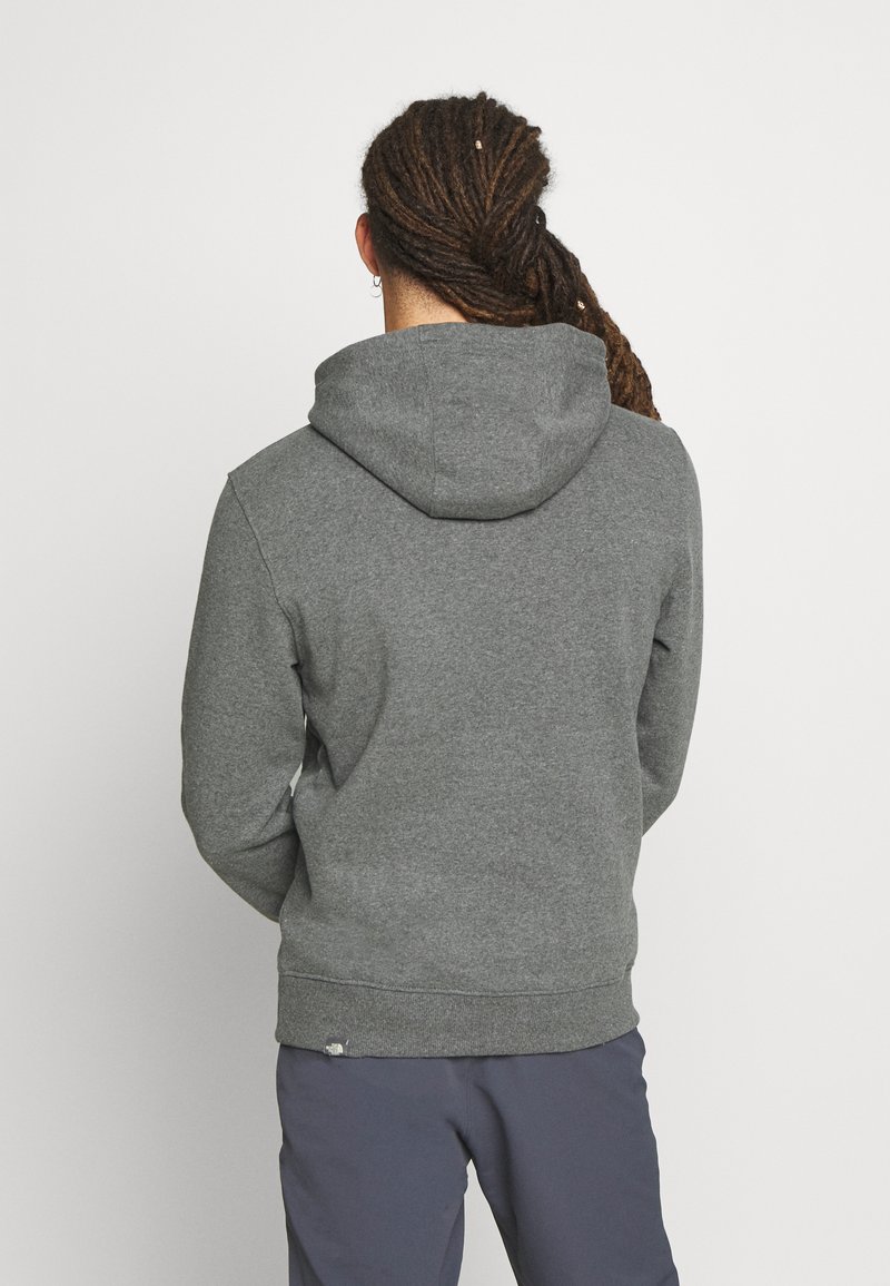 The North Face DREW PEAK HOODIE - Hanorac - medium grey heather/black/gri  marmorat - Zalando.ro