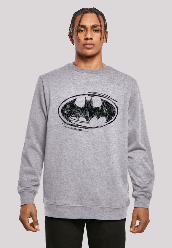 DC COMICS BATMAN SKETCH LOGO SUPERHELD - Sweatshirt