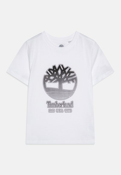 SHORT SLEEVES TEE - T-shirt imprimé - white/black