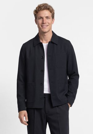 FINSHLEY & HARDING LONDON FINSHLEY & HARDING LONDON OVERSHIRT OWEN - Leichte Jacke - marine