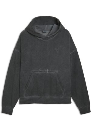 WASHED OUT GRAPHIC BOXY - Felpa - dusky gray