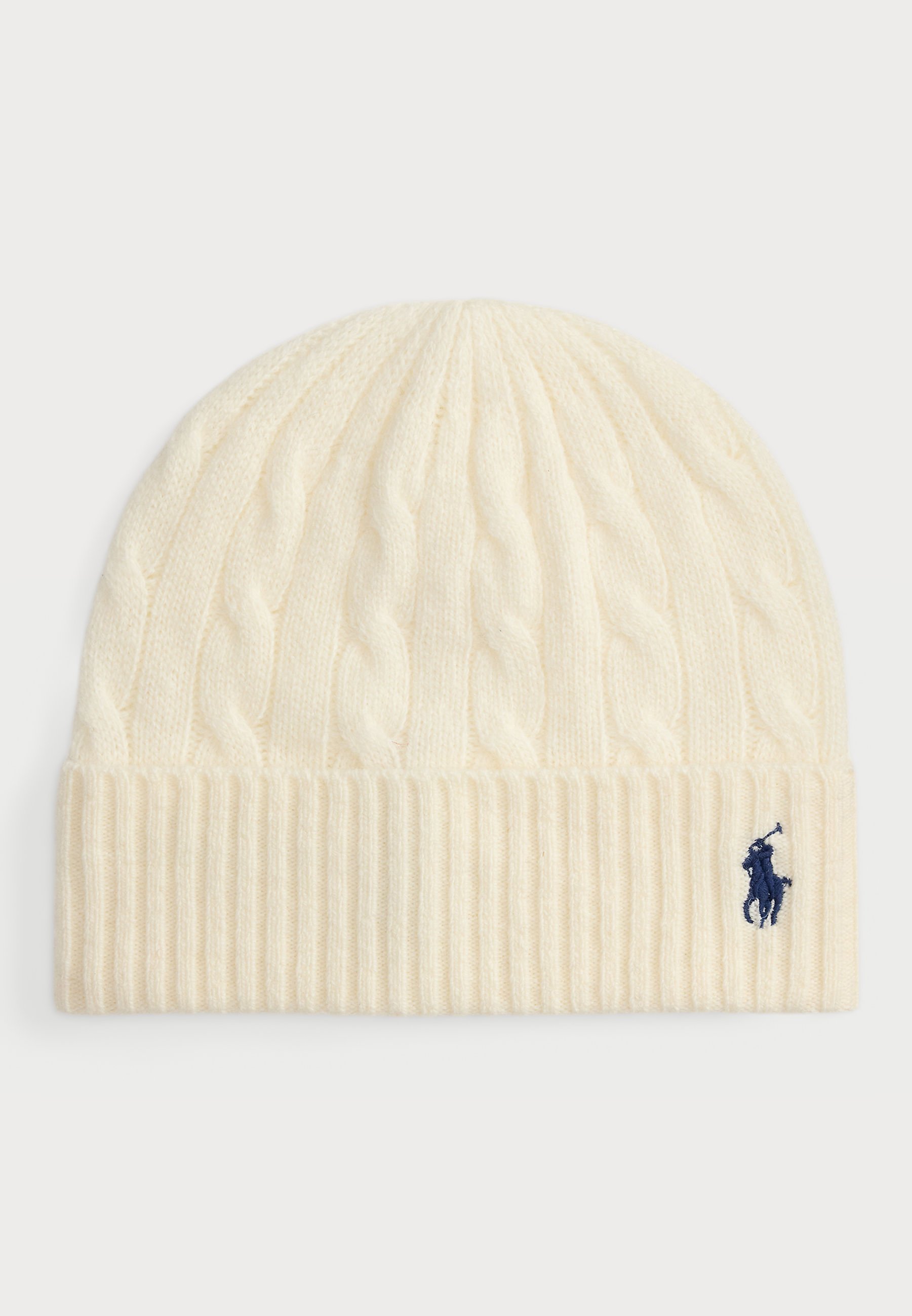 Polo Ralph Lauren CABLE KNIT WOOL CASHMERE BEANIE - Beanie 