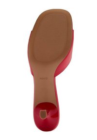 Mango Mules de tacón - red