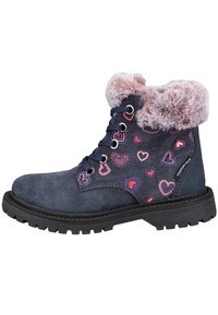 LICO Bottines à lacets - blau