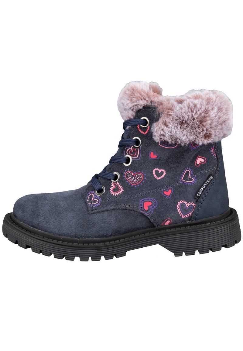 LICO Bottines à lacets - blau