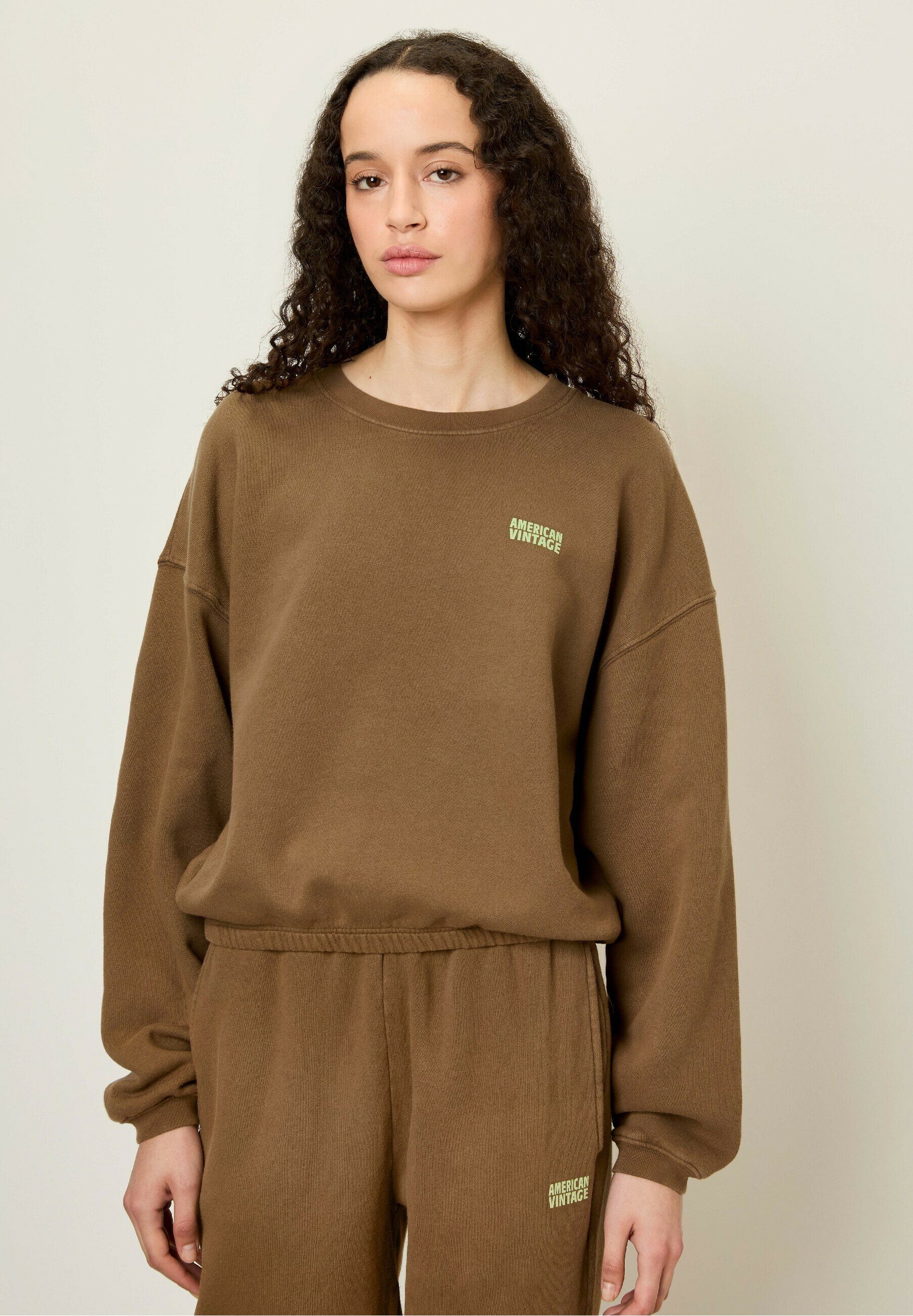 American Vintage IZUBIRD - Sweatshirt - moka vintage/brown - Zalando