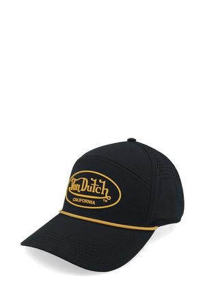 RUBBER LOGO - Cap - black