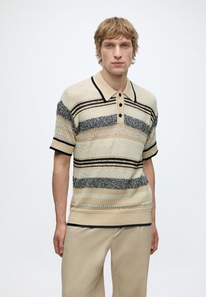 Scotch & Soda STRUCTURED DROPPED SHOULDER - Πόλο - ensign blue