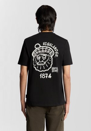 SS HIGHLANDER GRAPHIC - T-shirt print -  jet black