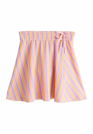 Next, REGULAR FIT - TIE DETAIL SKIRT . - A-line skirt - purple pink orange stripe