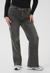 Kaffe Curve Široké džíny - medium grey denim