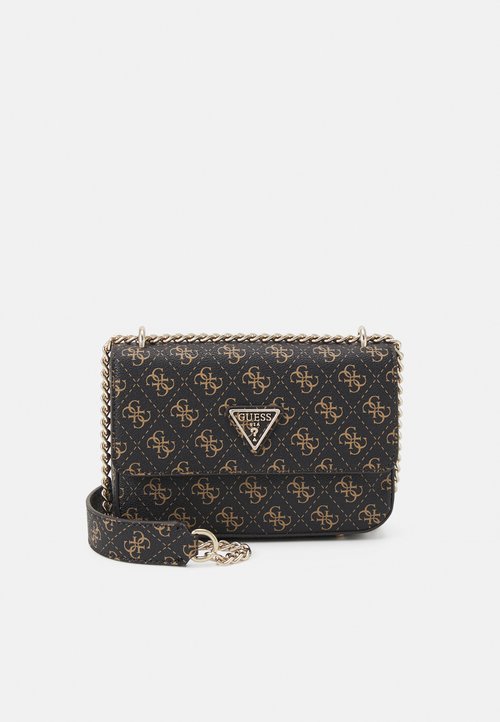 GUESS borsa a tracolla Eco Carly Convertible Xbody Flap Bag Black GUESS borsa a tracolla Eco Carly Convertible Xbody Flap Bag Black